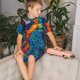 thumbnail image 4 of Balery Vibrant Rainbow Parrot Fantasy Conjunto de Pijama Infantil de Manga Corta con Estampado – Ropa de Dormir de Algodón Suave-Medium, 4 of 6