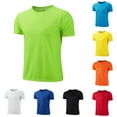 thumbnail image 5 of Men Quick-drying Short Sleeve Sports T-shirt Fitness Running Breathable Tops, 5 of 9