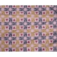 thumbnail image 4 of oneOone Tissu Lycra Polyester Check & Triangle Imprimé Tissu Ikat par Yard 56 Pouces de Large, 4 of 4