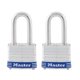 thumbnail image 1 of Padlock Master Lock 3TLF de acero laminado con llave, paquete de 2, 1 of 5