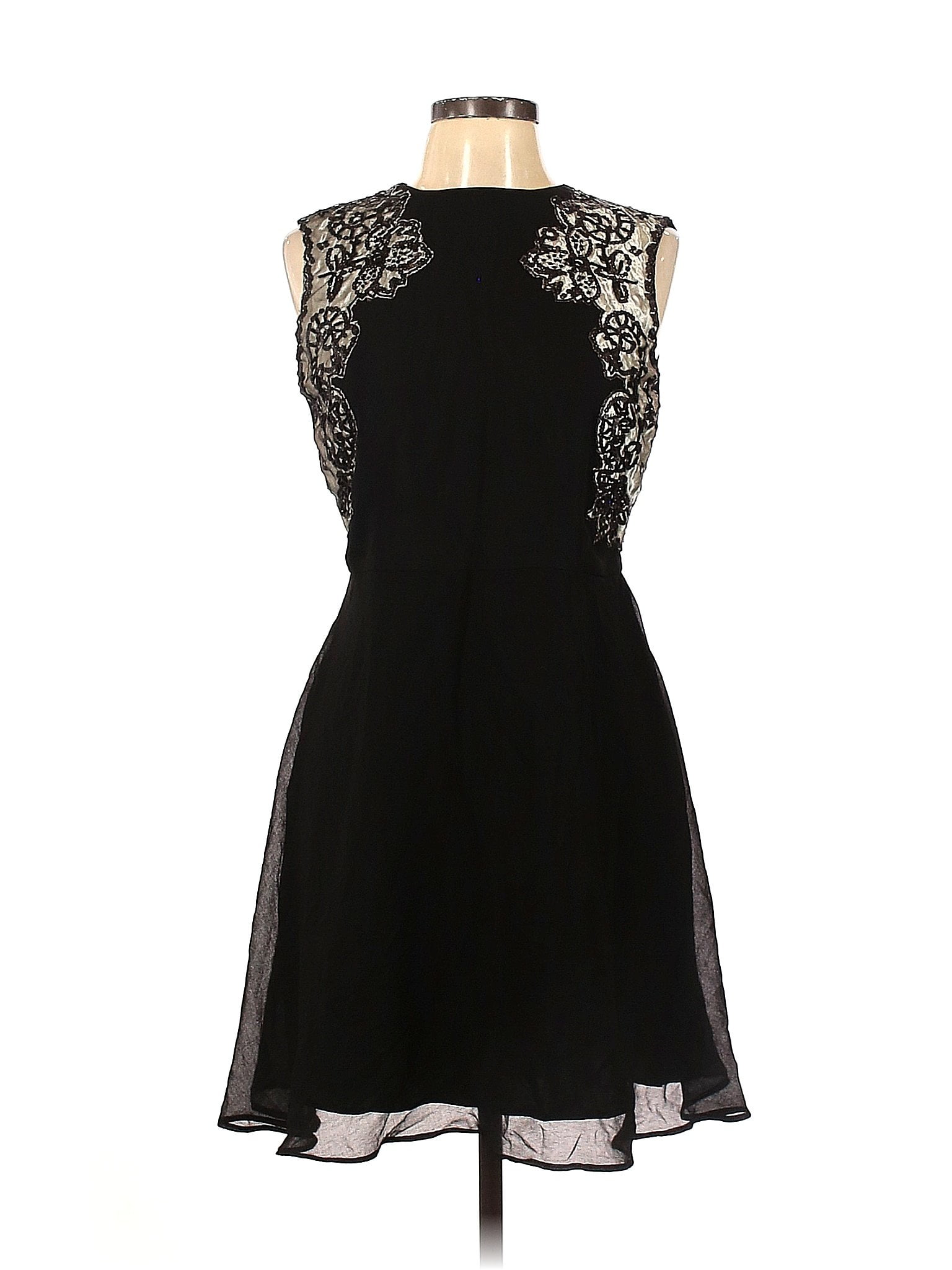 j taylor sleeveless fit & flare dress