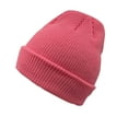 thumbnail image 2 of Cavosen Winter Hats for Women Beanies Outdoor Beanies Skullies Warm Knit Pile Cuffed Caps for Cold Weather Solid Double Layer Vacation Caps Travel Hats Breathable Workout Headwear Bonnet, 2 of 3