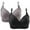 Grey, variant on T Shirt Bras Women Padded Bra Feature V-Neck Nursing Bra Style W-248 Red M