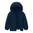 thumbnail image 2 of UQJfacai Boys Girls Hooded Puffer Jackets Warm Quilted Winter Coat Lightweight Down Jacket Kids Outerwear Padded Coat 4-15 Years, 2 of 6