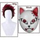 thumbnail image 4 of Demon Slayer Kimetsu No Yaiba Tanjirou Kamado Cosplay Costume Kimono Halloween Anime Uniform Set For Adult Kids V, 4 of 5