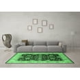 thumbnail image 3 of Ahgly Company Indoor Rectangle Oriental Emerald Green Traditional Area Rugs, 4' x 6', 3 of 4
