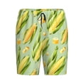 thumbnail image 3 of Picia Fresh Sweet Corn Pajama Shorts for Men, Men's Pajama Bottoms, Sleepwear,Short Pajama Pants-3X-Large, 3 of 9