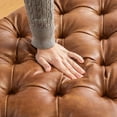 thumbnail image 5 of S-HOME 60.2 Inch Wide Chenille Upholstered Storage Bench With Tufted Flip-Top Design For Living Room And Bedroom Use，Brown, 5 of 8