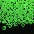 thumbnail image 1 of 100pcs/Lot 7mm Luminous Letter Beads Alphabet Acrylic Spaced Beads For Jewelry Making DIY Charms Bracelet Necklac, 1 of 5