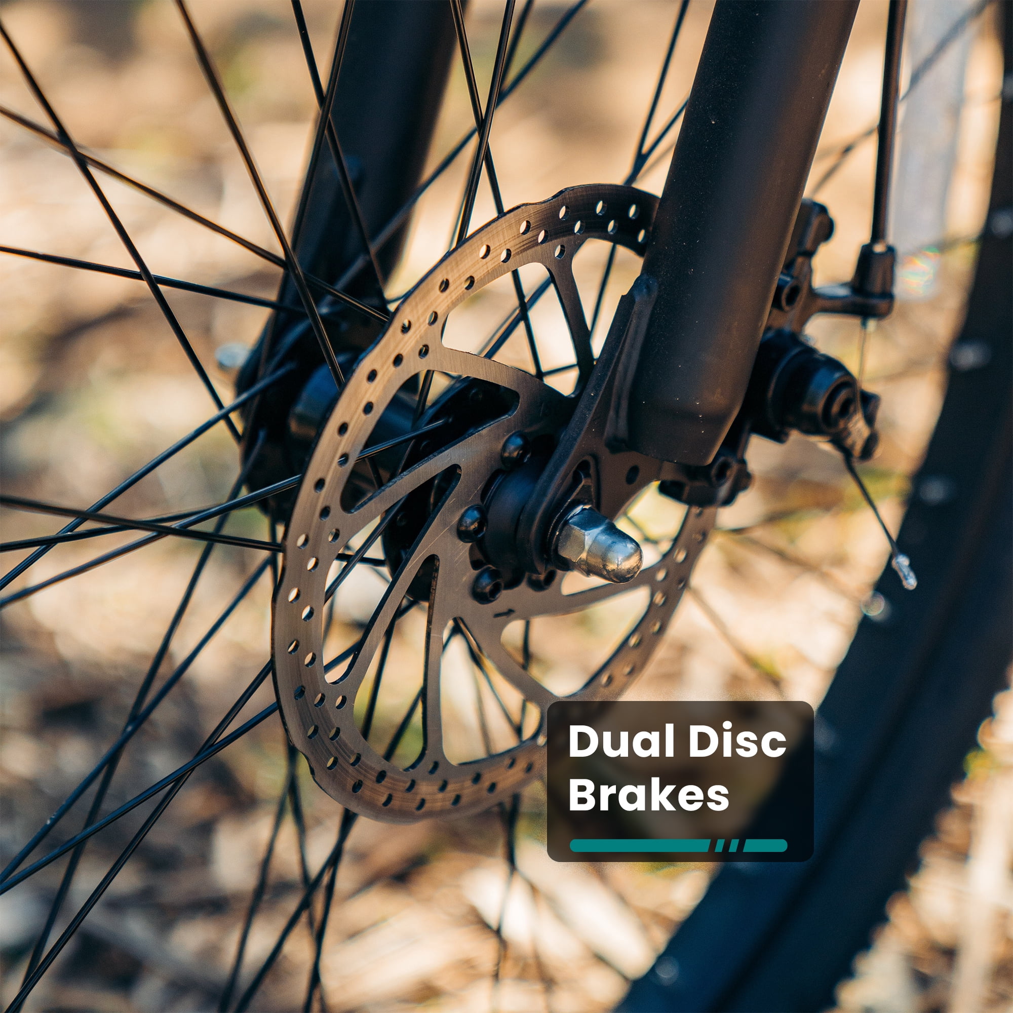 GOTRAX D1RT 27.5" Adult Electric Mountain Bike, 350W 36V 10.4Ah Shimano 7 Speed 20mph Up to 300lb E-Bike,Green