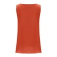 thumbnail image 5 of Womens Tops, Duoif Layered Linen Tank Tops Elegant Going Out Blouse Shirts for Women Red XXL, 5 of 6