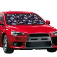 thumbnail image 2 of Bingfone Ornamental Turtles Car Windshield Sun Shade Protector Keep Your Vehicle Cool Sun Shield Visor Cover Foldable For Car Truck Suv-Small, 2 of 9