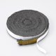 thumbnail image 4 of 10/15 mm Cuerda de sellado para chimenea Puerta de estufa de leña Reemplazo de cable de sellado de fibra de vidrio autoadhesivo 2 m Cinta de junta negra 10 mm x 2 mm, 4 of 5