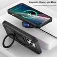 thumbnail image 5 of for iPhone 15 Pro Max Case with Kickstand Shockproof 15 Pro Max Protective Cover for 15 Pro Max 2023 6.7inch - Black, 5 of 6