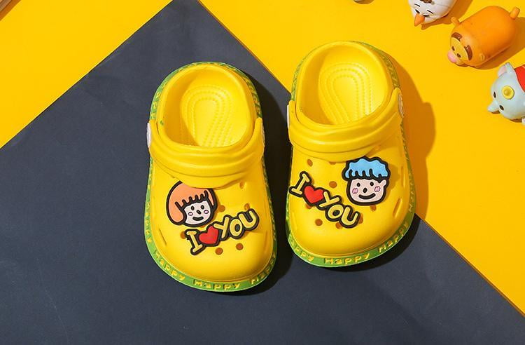 Toddler Clogs for Boys and Girls Non-Slip Breathable Kids Clogs Garden High Elasticity Kids Sandals Indoor Outdoor Beach Sandals Children Classic Slippers Kids Clogs 