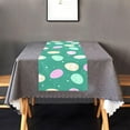 thumbnail image 4 of Easter Eggs Green Table Runner - 18x72 Inch Soft Fabric Table Runner, Heat-Resistant for Kitchen, Dining, Holiday House Decor, 4 of 7