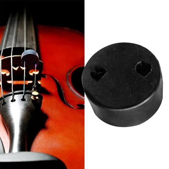 Amortiguador de violonchelo perfecl de goma para instrumentos musicales