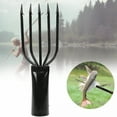 thumbnail image 2 of BESTSKY 5 Tine Fish Spear Stainless Steel Barbed Fish Harpoons 5 Prong Spear Fork Suitable for Ponds Rivers Lakes, 2 of 6