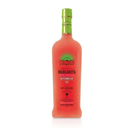 Rancho La Gloria Watermelon Margarita Wine Cocktail, 13.9% ABV, 750ml Glass Bottle, 5-150ml Servings