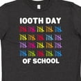 thumbnail image 4 of Inktastic 100th Day of School with Tally Marks Youth T-Shirt, 4 of 5