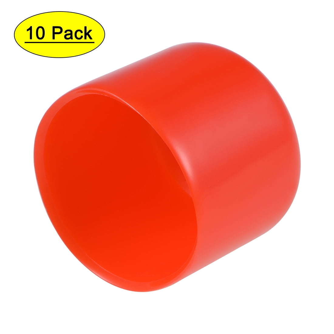 Uxcell 32mm ID Red Screw Thread Protectors Vinyl End Caps 10 Pack