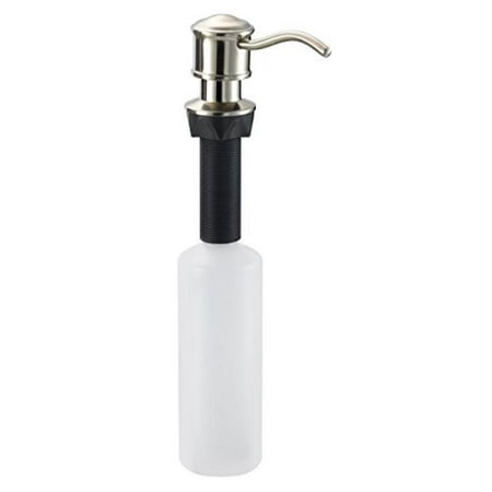 Nina Satin Pumps - Designers Impressions 611502 Satin Nickel Soap / Lotion Dispenser Pump