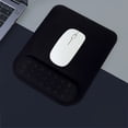thumbnail image 6 of Ouuluon Mouse Pad with Wrist Rest, Ergonomic Comfortable Mouse Pads, 10x8in Black Non-Slip Bottom Mousepad for Office Gaming Laptop Home, 6 of 7