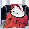 thumbnail image 6 of Hello Kitty Blanket, Super Soft Throw Blanket, Cozy Flannel Blankets For Boys Girls, Warm Blankets For Couch Sofa Bed, 40"X30", 6 of 9