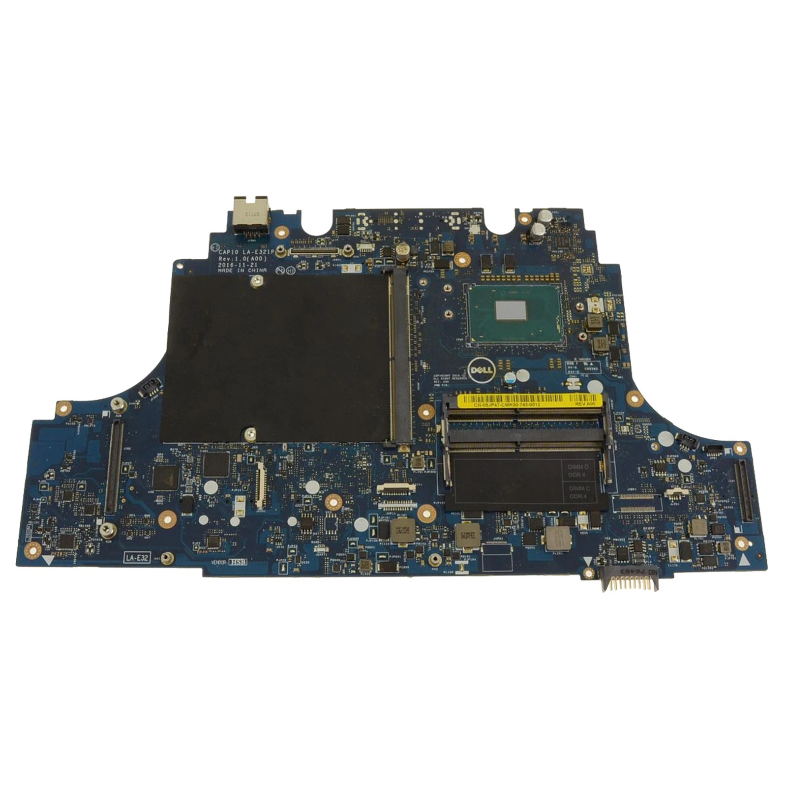 Pre-Owned Dell Precision 17 7720 Motherboard with i5-7300HQ, Quad-Core & DDR4– 5JP47
