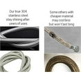 thumbnail image 3 of 2-Pack Premium Stainless Steel Washing Machine Hoses - 8 FT No-Lead Burst Proof Red and Blue Lined Water Inlet Supply Lines - Universal Connection, 3 of 5