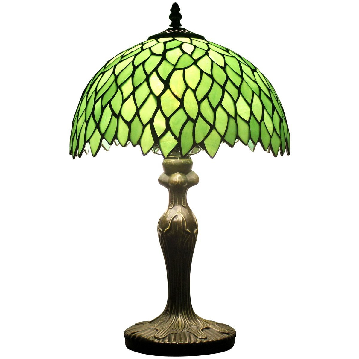 green desk lamp antique