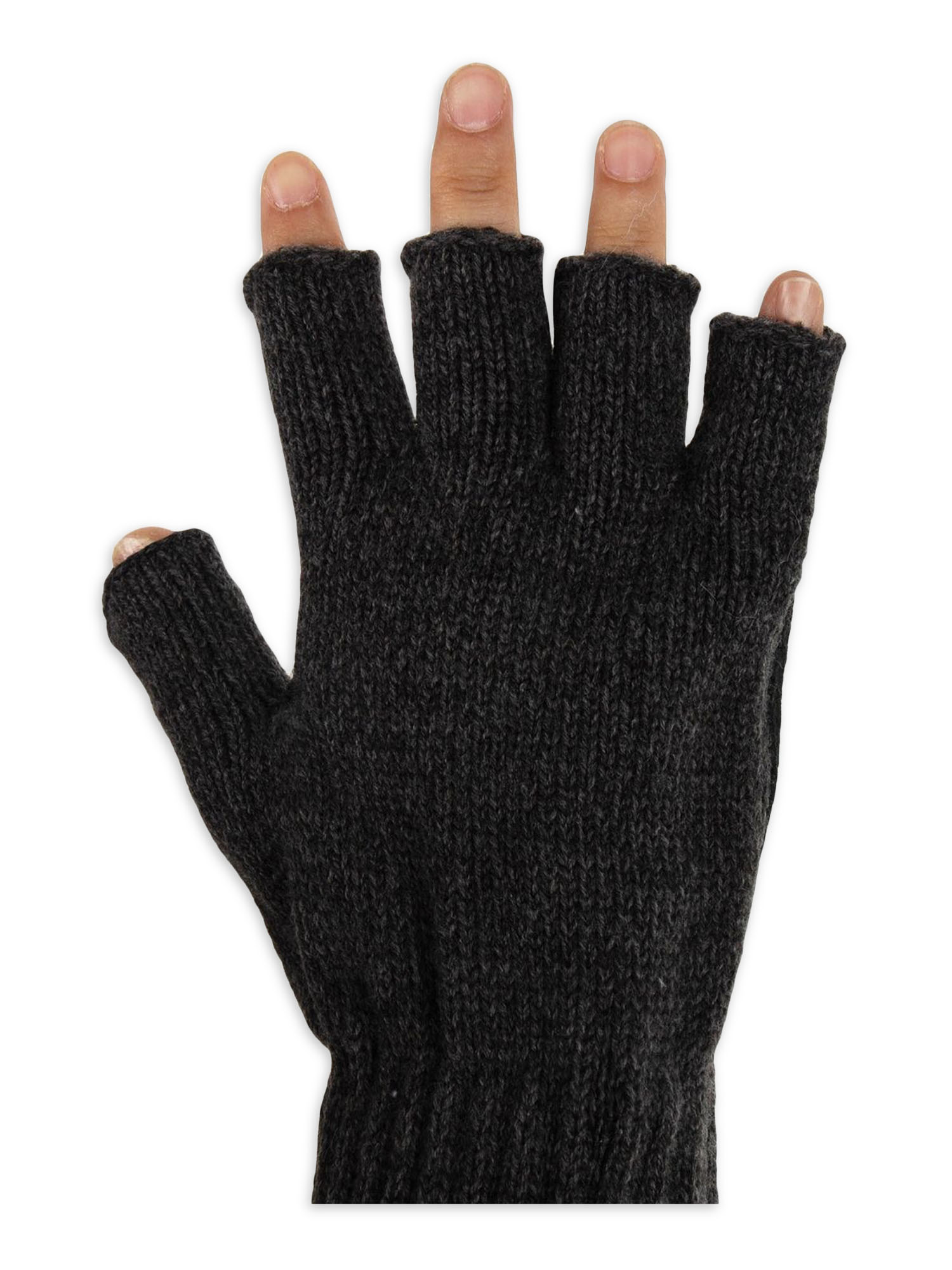 Levi's Men's Marled Knit Fingerless Gloves
