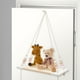 thumbnail image 4 of Estante colgante de cuerda de madera con ganchos para colgar en la pared, decoración para habitación infantil blanco, 4 of 9