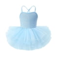 thumbnail image 3 of Kiijoy Girls Spaghetti Strap Ballet Dance Dress Tutu Skirted Leotard Dress, Sizes 5-6, 3 of 3