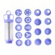 thumbnail image 1 of Bewildely Kit de suministros para decoración de pasteles, 18 Uds., puntas para glaseado de cupcakes para hornear, boquillas para manga pastelera, Herramientas y accesorios para hornear Bewildely HA8932-00B, 1 of 6