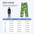 thumbnail image 4 of Fotbe Cows With Calfs Green Pantalones de Pijama para Hombre, Pantalones de Dormir, Pantalones de Casa con Cintura Ajustable y Bolsillos-Small, 4 of 6