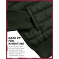 thumbnail image 3 of CANADA WEATHER GEAR Men's Sweater - Cozy Full Zip Up Hoodie Puffer Sweaters for Men (M-XXL), 3 of 7