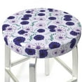 thumbnail image 6 of Goofa Daisies Flowers Printed Stool Covers Round, Waterproof Round Bar Stool Covers Anti-Slip Round Bar Stool Seat Cover with Elastic Bands Durable -14 inch, 6 of 7