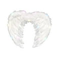 thumbnail image 1 of Alas de angel Sunnimix Alas de hadas Ligero Blanco Cómodo Traje de angel suave 35cmx30cm, 1 of 8