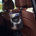 thumbnail image 5 of Fuzoiu Modern Abstract Colorful Skull C Print Car Trash Can,Leakproof Car Trash Can,Hanging Garbage Bin,Vehicle Trash Can, Suitable for Sedans, SUVs, MPVs & Trucks, 5 of 6