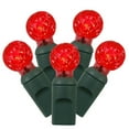thumbnail image 5 of Vickerman 100 Orange G12 LED Single Mold Light on Green Wire, 34' Christmas Light Strand, 5 of 7