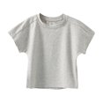 thumbnail image 6 of Hurxie Deals Girl Clothes 2 Piece Short Sets Homecoming Short Sleeve Top with Shorts Sweatsuit 2025 Summer Outfits 8 Y Gray, 6 of 6