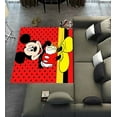thumbnail image 1 of DEYOU Mickey Mouse Pattern Area Rugs 5 x 6ft Floor Carpet Mat for Living Dinning Room Bedroom Kitchen Hallway Office Decor, 1 of 6