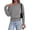 Grey, variant on PRETTYGARDEN Womens Off The Shoulder Sweater Fall Fashion Soft Stretchy Knit Fabric, Batwing Long Sleeve Cinched Waist Cropped Sweaters, Date Night Outfit, Asymmetrical Going Out Tops