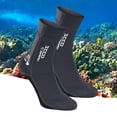 thumbnail image 1 of Calcetines de Buceo de Neopreno, Calcetines de de Agua de 3 Mm, Calcetines de Snorkel para La Playa de Natación, Deportes Acuáticos, Actividades Gris L Soledad Calcetines de buceo, 1 of 8