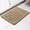 Beige, variant on Chenille Bath Rug 20"x32", Rubber Back Quick Dry Washable Microfiber Bathroom Mats,Grass Green