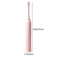 thumbnail image 4 of YAYHDS Electric Toothbrush With 8 Brush Heads A Stand And Travel Case 6 Modes Wireless Charging Magnetic Base Soft Bristles Smart Timer Portable IPX7 Cleaning Clearance Sales Today Deals Prime, 4 of 8