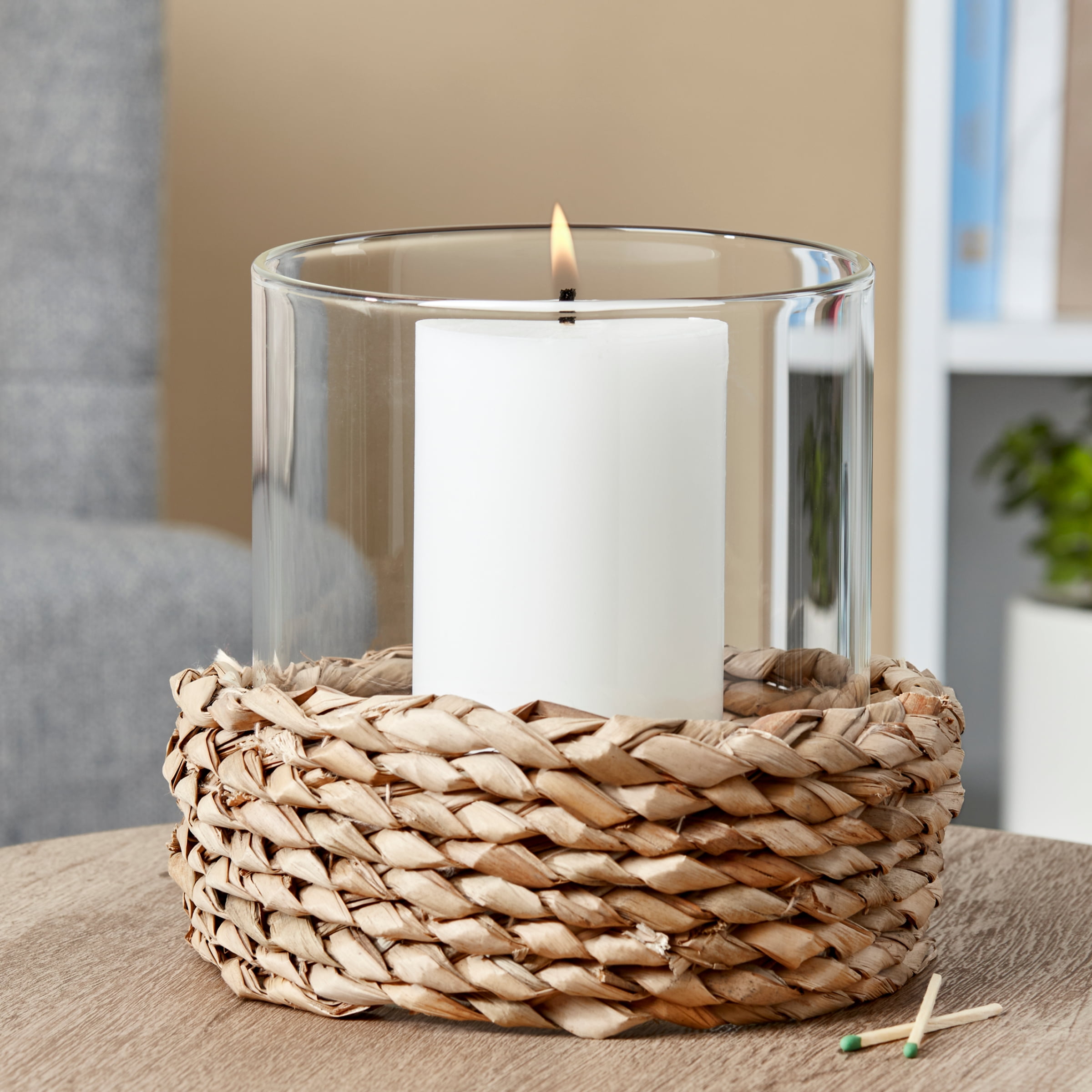 Mainstays Unscented Pillar Candle, 6x6 inches, Ivory (3-Wick Mainstays Unscented Pillar Candle, 6x6 inches, Ivory (3-Wick
