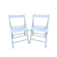 thumbnail image 6 of Foldable Patio Dining Set, 2 Folding Chairs, Indoor and outdoor universal, White, 6 of 13