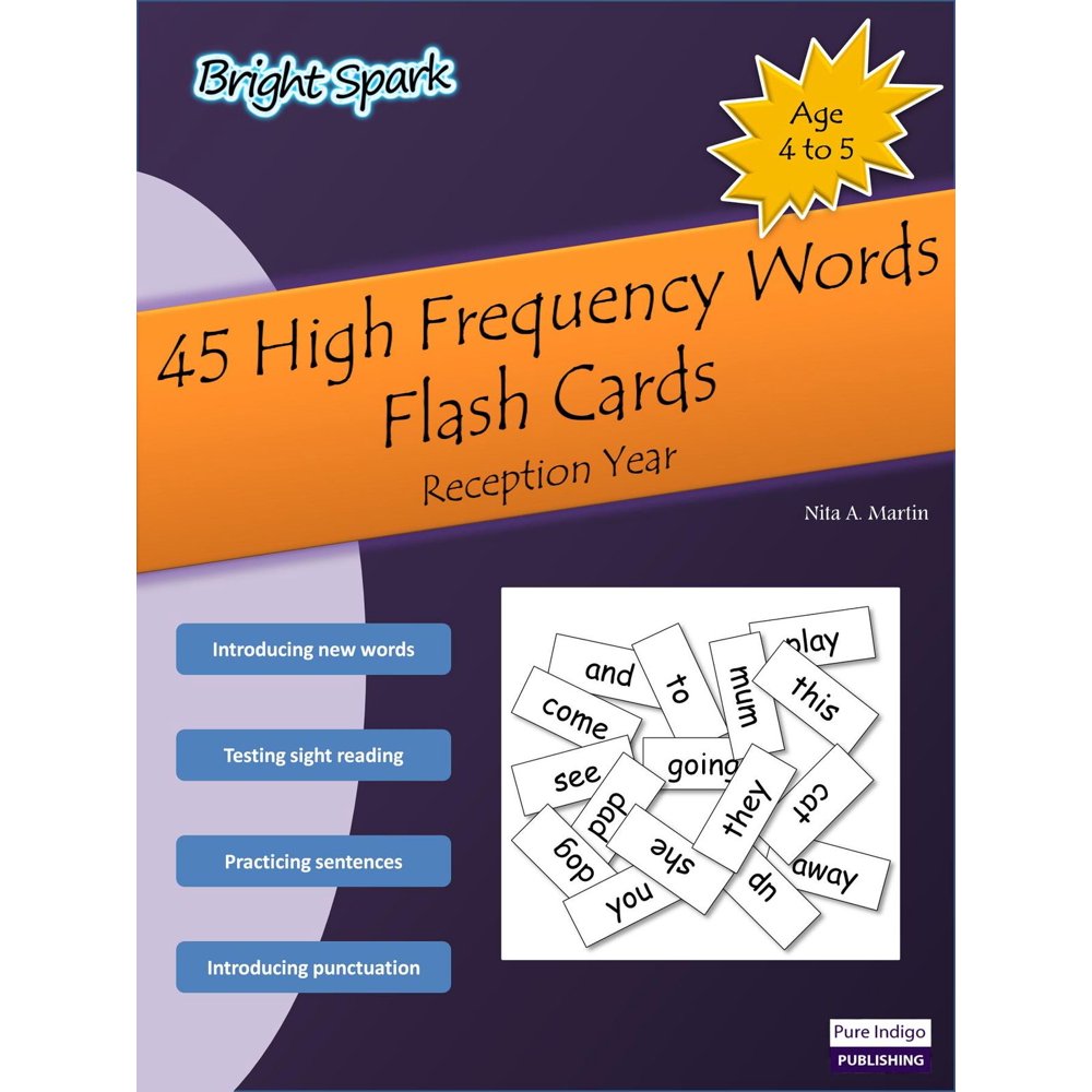 45 High Frequency Words Flash Cards eBook